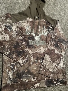 Red Head Brand Co Hoodie Men Large Camo Dry Fit - Picture 1 of 3