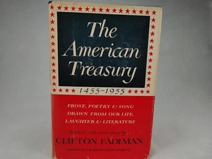 The American Treasury 1455 - 1955 Clifton Fadiman 1955 First Ed. Vintage Book - Imagen 1 de 10