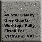 Granite Quartz Grey worktops star galaxy fully fitted