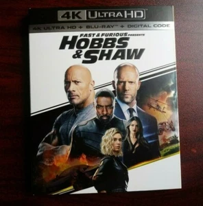 HOBBS & SHAW 4K UHD/Blu-ray + Digital HD NEW + FREE SHIP #Hobbs&Shaw #FF #Action - Picture 1 of 2