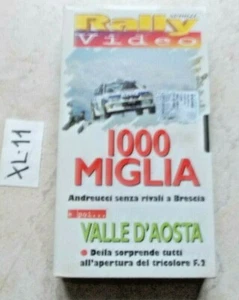 VIDEOCASSETTA VHS VIDEO RALLY MILLE MIGLIA 2000 - Foto 1 di 1