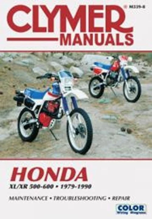 Clymer M339-8 Service & Repair Manual for 1979-90 Honda XL/XR 500-600 - Image 1 of 1