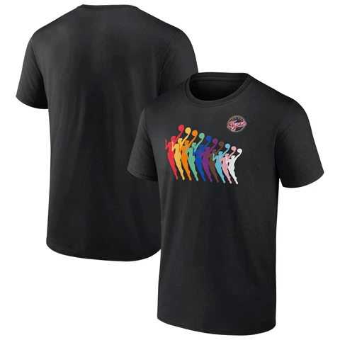 Unisex Fanatics Branded Black Indiana Fever Pride T-Shirt Cover
