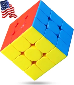 Speed Cube 3X3X3 - Moyu Meilong 3C, Magic Cube 3X3 senza adesivi, rotazione liscia veloce - Foto 1 di 12