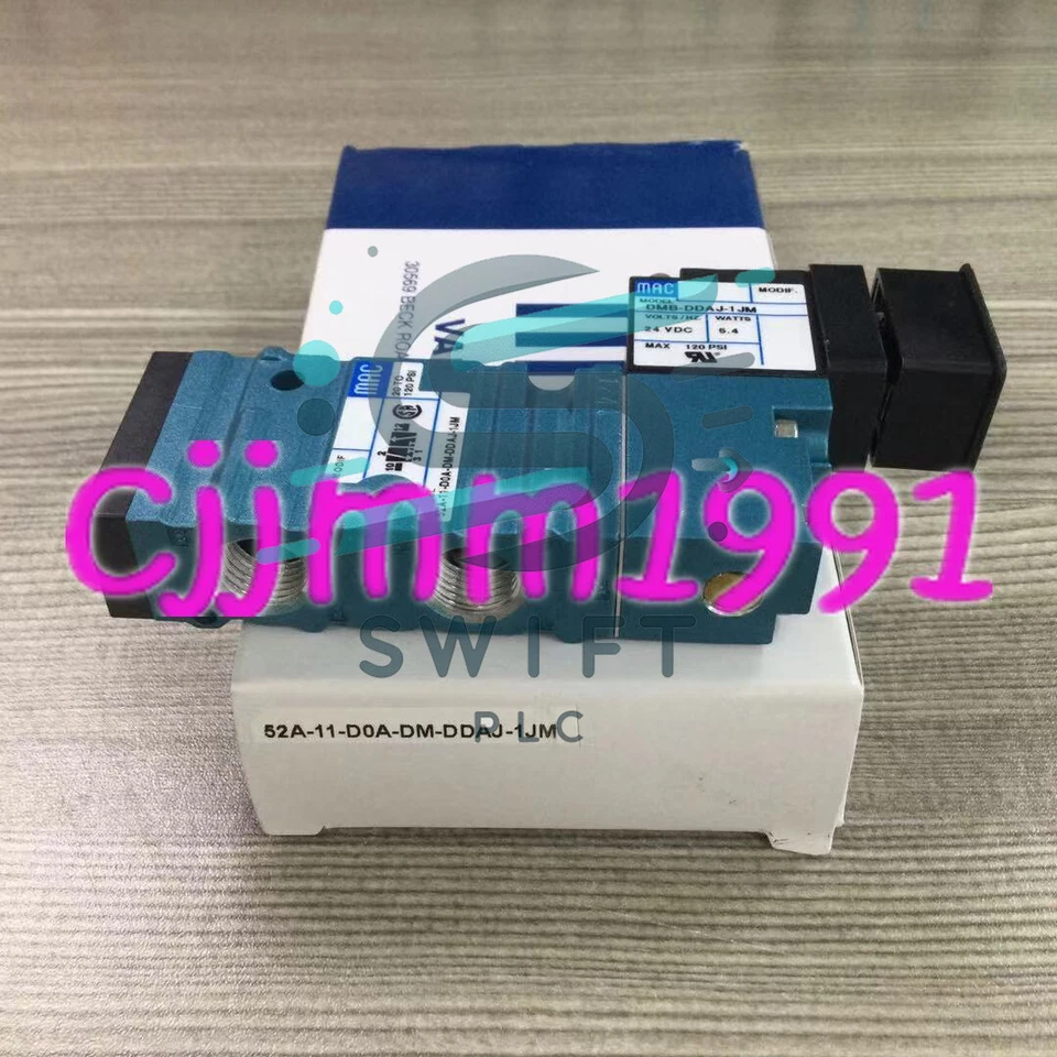 NEW 1PCS MAC solenoid valve 52A-11-D0A-DM-DDAJ-1JM - Image 1 of 3