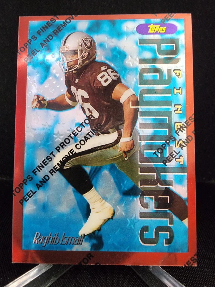 RAGHIB ISMAIL 1996 TOPPS FINEST PLAYMAKERS #322 OAKLAND RAIDERS NFL FOOTBALL - Image 1 of 2