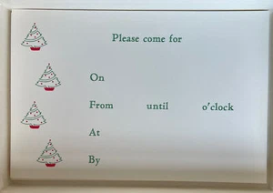Crane & Co. CHRISTMAS INVITATIONS (Open Box) - Picture 1 of 3