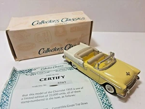 Chevrolet Top Down 1955 clásicos de colección amarillo/blanco n.o 5707 - Imagen 1 de 5