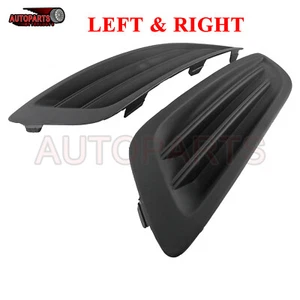 2x Cubierta de luz antiniebla delantera texturizada negra para Ford Fiesta 2014-2019 sedán 1,6 L - Imagen 1 de 13