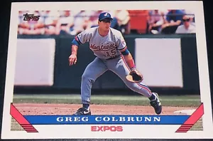 1993 Topps #464 Greg Colbrunn Montreal Expos - Picture 1 of 2