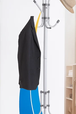 Attaccapanni in metallo Atex "SPINO" per ingresso o camera – Nero o Bianco – Des - Immagine 1 di 2