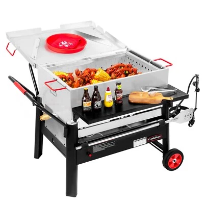 Creole Feast 150 QT Crawfish Boiler Outdoor Stove Propane Gas Seafood Cooker - Image 1 of 4