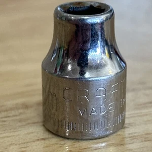Craftsman 7mm Shallow Socket 3/8" Drive 6 Point Inverted G1 43533 USA - Picture 1 of 5