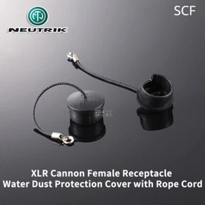 1pcs Neutrik SCF Cover Type D XLR Female Socket Water Dust Protection with Rope - Picture 1 of 4