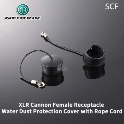 1pcs Neutrik SCF Cover Type D XLR Female Socket Water Dust Protection with Rope - Image 1 of 4
