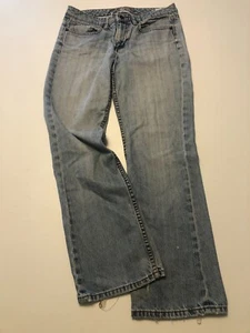 vtg '07 Tommy Hilfiger Boyfriend Jeans Sz 4S Low Rise Grunge Hippie Distressed - Picture 1 of 18