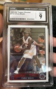 Chris Bosh 2003-2004 Topps Chrome Rookie Card (RC) CGC 9 Mint - Picture 1 of 2