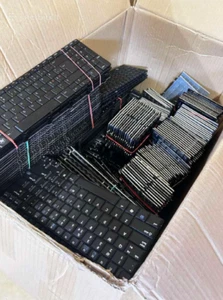 Used Original Dell Mix Laptop Keyboard QWERTY AZERTY LOT - Black - Picture 1 of 9