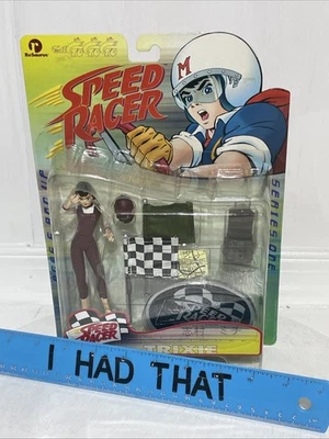 TRIXIE Speed Racer Series One 1 - Figura de acción nueva en paquete 1999 Foto 1 de 3