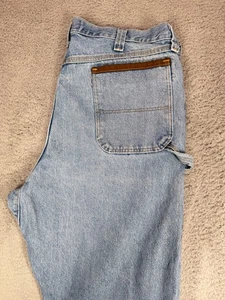 Riggs Workwear By Wrangler Jeans Men's Durashield Denim Light Wash Relaxed 40x34 - Picture 1 of 11