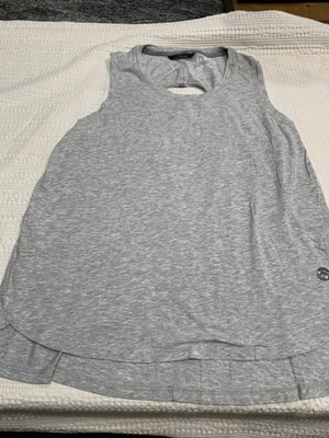 Camisa atlética para correr gris jaspeado L.L.Bean XS ventilada sin pliegue Foto 1 de 4