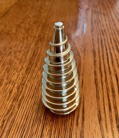 Lego Rock Raiders Spiral Cone Chrome Drill 4940 4970 Replacement Part Piece