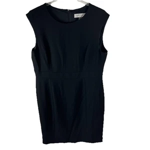 Kasper Women’s Black Sleeveless Sheath Dress Size 16 Lined Work Office Career - Picture 1 of 6