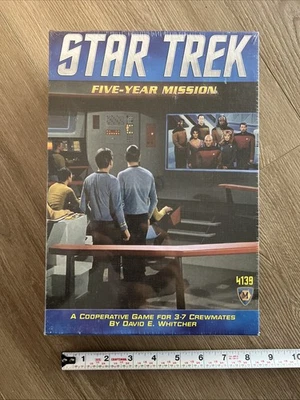 Star Trek Cinco Años Misión Cooperativa Juego Mayfair Juegos 2015 Precintado Nuevo Foto 1 de 4