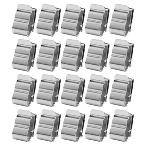 Abrazadera fotovoltaica de 20 piezas mini abrazaderas de cable de panel solar de sujeción - Imagen 1 de 12