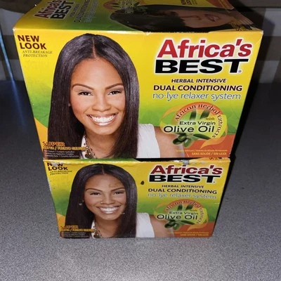 Africa's Best Herbal Intensive Dual Conditioning Relaxer System Super - Image 1 of 3