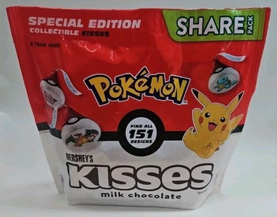 Pokemon Hershey's Kisses Share Size Pack Edición Especial Coleccionable. Nuevo precintado Foto 1 de 4