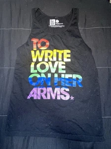 Twloha Pride Tank Top Black To Write Love On Her Arms Size Unisex Small - Picture 1 of 5