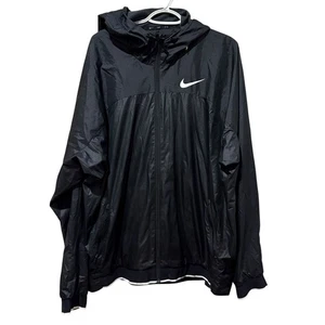 Nike Dri-fit Giacca Uomo 2XL Nero Giacca a Vento Activewear - Foto 1 di 7