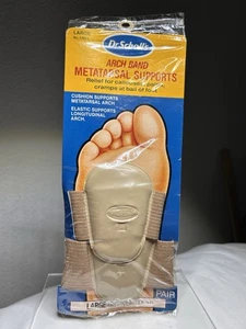 Vintage Dr Scholls Arch Band Metatarsal Supports ~ 1 Pair ~ NOS ~ Size 9-10-11 - Picture 1 of 6