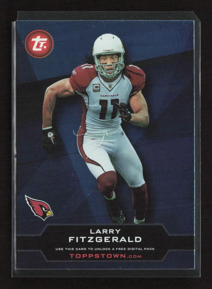 2011 Topps ToppsTown #TT-33 Larry Fitzgerald Arizona Cardinals - Image 1 of 2