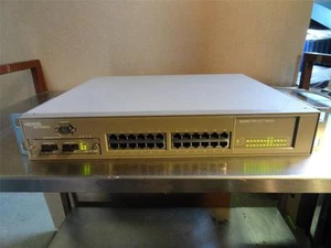 Nortel BayStack 450-24T  24-Port Switch w/ 4-Port 100BASE-FX Module          F24 - Picture 1 of 6