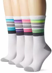 Hanes® Women's 4 Pack X-Temp® Crew, Assorted, 5-9 "Sport Comfort Cool & Dry" - Picture 1 of 3