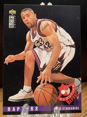 1995-96 Upper Deck Collector's Choice Damon Stoudamire #346 Rookie RC - Image 1 of 2