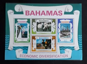 BAHAMAS 1975 SG444-8 D834 Economic Diversification mini sheet UMM - Picture 1 of 1