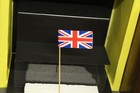 DOLLS HOUSE MINIATURE ( Flag On Pole