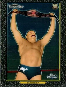 Topps Heritage II 2007 cromo WWE lucha libre Turquía rojo #96 Iron Sheik - Imagen 1 de 2