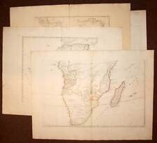 Map old Original From Continent African Per Robert of Vaugondy 1787 Map