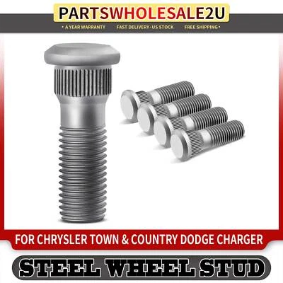 5x Wheel Lug Stud for Chevrolet Chevette Dodge Caravan Chrysler Plymouth Pontiac - Image 1 of 4