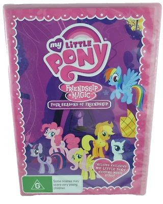 NEW My Little Pony MLP Friendship is Magic Four Seasons Vol 3 Rare DVD 2012 R4 - Image 1 of 4