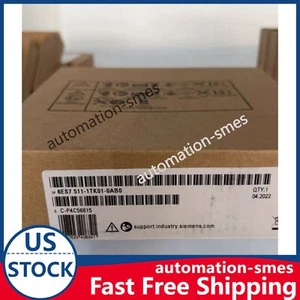 New Siemens 6ES7 511-1TK01-0AB0 6ES7511-1TK01-0AB0 S7-1500T, CPU 1511T-1 PN - Picture 1 of 3