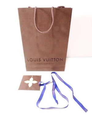 Louis Vuitton Shopping Bag Signature Tag Blue Ribbon - Image 1 of 4