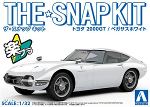 Aoshima 1/32 SNAP KIT #05-A Toyota2000GT(PEGASUS WHITE) - Picture 1 of 3
