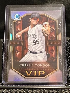 Charlie Condon 2025 Bowman Very Important Prospects #VIP-9 - Rockies - Picture 1 of 2