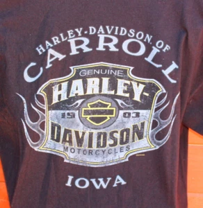 Carroll Harley-Davidson HD Iowa T-Shirt 2XL Rebel Motorradhändler - Bild 1 von 6