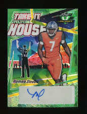 2022 Leaf Valiant To The House Green Crystal Romeo Doubs Auto RC 17/30 PACKERS